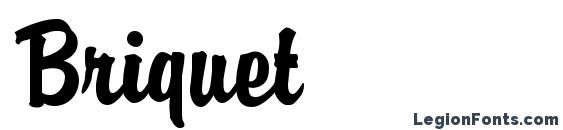 шрифт Briquet, бесплатный шрифт Briquet, предварительный просмотр шрифта Briquet