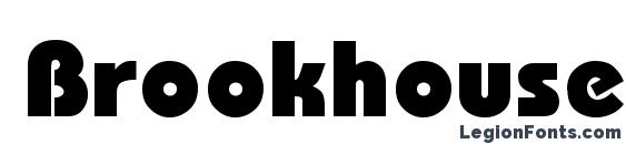 Brookhouse Heavy font, free Brookhouse Heavy font, preview Brookhouse Heavy font