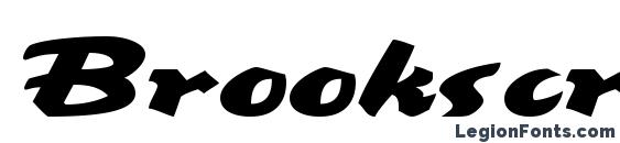 BrookscriptWide Regular Font