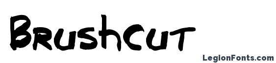 шрифт Brushcut, бесплатный шрифт Brushcut, предварительный просмотр шрифта Brushcut