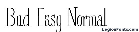 Bud Easy Normal Font