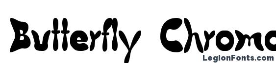 Butterfly Chromosome Font, Lettering Fonts