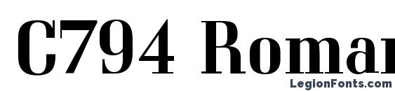 шрифт C794 Roman Bold, бесплатный шрифт C794 Roman Bold, предварительный просмотр шрифта C794 Roman Bold