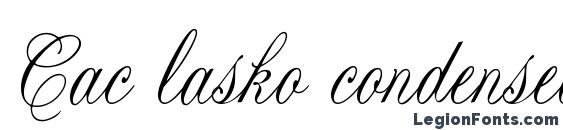 шрифт Cac lasko condensed, бесплатный шрифт Cac lasko condensed, предварительный просмотр шрифта Cac lasko condensed