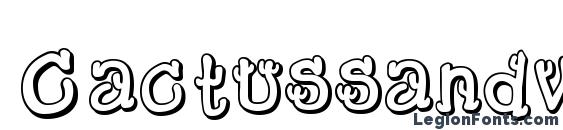 шрифт Cactussandwichplain, бесплатный шрифт Cactussandwichplain, предварительный просмотр шрифта Cactussandwichplain