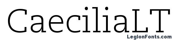 CaeciliaLTStd Light Font, OTF Fonts