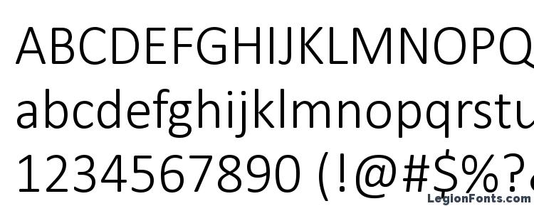 calibri font with outline