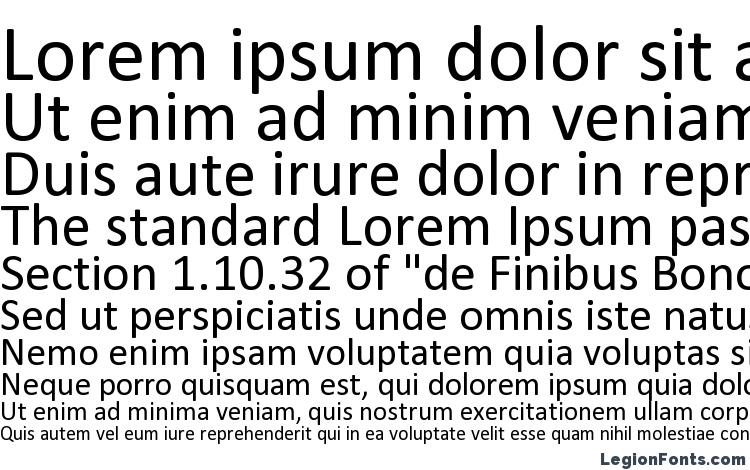 current version of calibri font