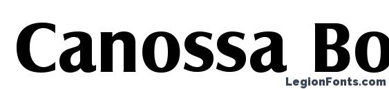 шрифт Canossa Bold, бесплатный шрифт Canossa Bold, предварительный просмотр шрифта Canossa Bold