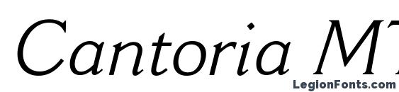 шрифт Cantoria MT Italic, бесплатный шрифт Cantoria MT Italic, предварительный просмотр шрифта Cantoria MT Italic