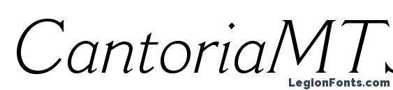 CantoriaMTStd LightItalic font, free CantoriaMTStd LightItalic font, preview CantoriaMTStd LightItalic font