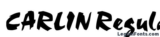 CARLIN Regular font, free CARLIN Regular font, preview CARLIN Regular font