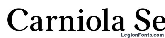 Carniola SemiBold font, free Carniola SemiBold font, preview Carniola SemiBold font