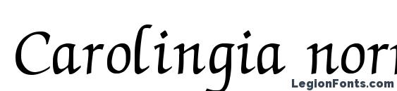 Шрифт Carolingia normal
