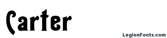 шрифт Carter, бесплатный шрифт Carter, предварительный просмотр шрифта Carter