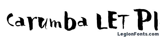 Carumba LET Plain.1.0 font, free Carumba LET Plain.1.0 font, preview Carumba LET Plain.1.0 font