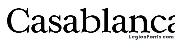 CasablancaSerial Light Regular Font