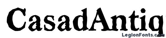 CasadAntique Xbold Regular Font