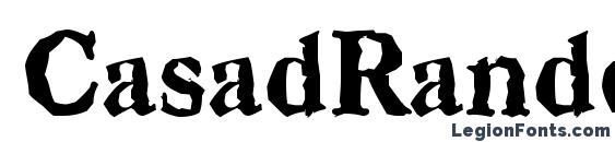 CasadRandom Xbold Regular Font, Serif Fonts