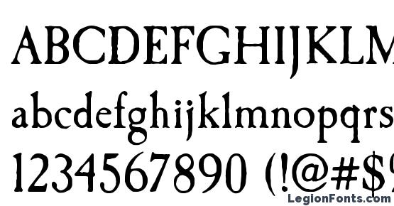 caslon font for word