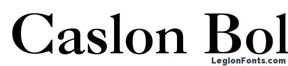 шрифт Caslon Bold BT, бесплатный шрифт Caslon Bold BT, предварительный просмотр шрифта Caslon Bold BT