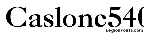 Caslonc540bt bold Font