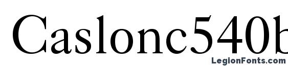 Caslonc540bt Font