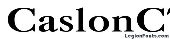 CaslonCTT Bold Font