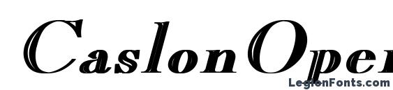 CaslonOpenFace Bold Italic Font