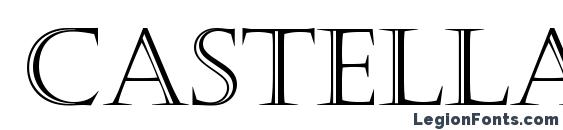 шрифт Castellar, бесплатный шрифт Castellar, предварительный просмотр шрифта Castellar