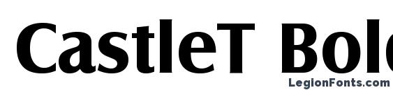 шрифт CastleT Bold, бесплатный шрифт CastleT Bold, предварительный просмотр шрифта CastleT Bold