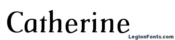 шрифт Catherine, бесплатный шрифт Catherine, предварительный просмотр шрифта Catherine