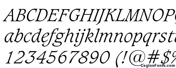 глифы шрифта Caxton Light Italic BT, символы шрифта Caxton Light Italic BT, символьная карта шрифта Caxton Light Italic BT, предварительный просмотр шрифта Caxton Light Italic BT, алфавит шрифта Caxton Light Italic BT, шрифт Caxton Light Italic BT