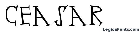 шрифт Ceasar, бесплатный шрифт Ceasar, предварительный просмотр шрифта Ceasar