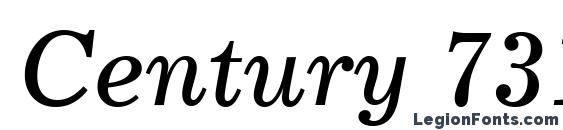 Century 731 Italic BT Font