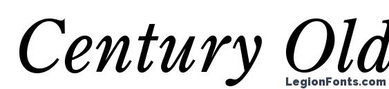Century Old Style LT Italic Font