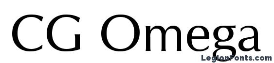 CG Omega Font