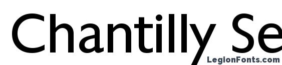 Chantilly Serial Regular DB Font