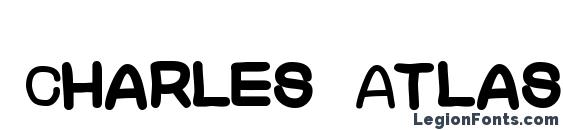 шрифт Charles Atlas, бесплатный шрифт Charles Atlas, предварительный просмотр шрифта Charles Atlas