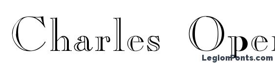 Charles Open font, free Charles Open font, preview Charles Open font