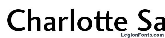 Charlotte Sans Medium Plain Font