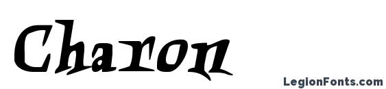 шрифт Charon, бесплатный шрифт Charon, предварительный просмотр шрифта Charon