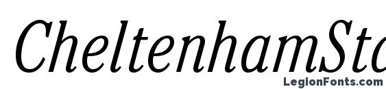 шрифт CheltenhamStd LightCondIt, бесплатный шрифт CheltenhamStd LightCondIt, предварительный просмотр шрифта CheltenhamStd LightCondIt