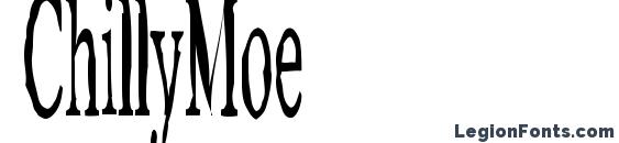 шрифт ChillyMoe, бесплатный шрифт ChillyMoe, предварительный просмотр шрифта ChillyMoe