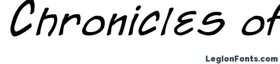Chronicles of a Hero Font