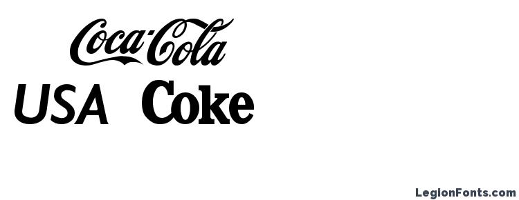глифы шрифта CocaCola, символы шрифта CocaCola, символьная карта шрифта CocaCola, предварительный просмотр шрифта CocaCola, алфавит шрифта CocaCola, шрифт CocaCola