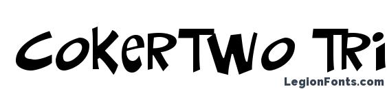 шрифт CokerTwo Trial Version, бесплатный шрифт CokerTwo Trial Version, предварительный просмотр шрифта CokerTwo Trial Version