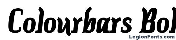 Colourbars Bold Font