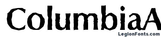 ColumbiaAntique Bold font, free ColumbiaAntique Bold font, preview ColumbiaAntique Bold font