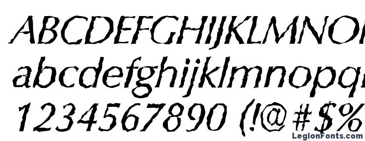 glyphs ColumbiaRandom Italic font, сharacters ColumbiaRandom Italic font, symbols ColumbiaRandom Italic font, character map ColumbiaRandom Italic font, preview ColumbiaRandom Italic font, abc ColumbiaRandom Italic font, ColumbiaRandom Italic font